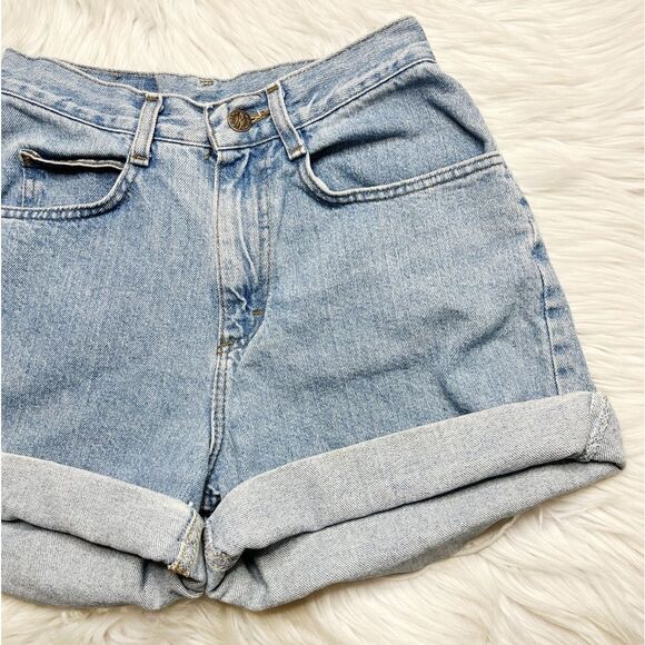 Riders High Rise Vintage Mom Shorts Light Wash Size 24 - Picture 1 of 3